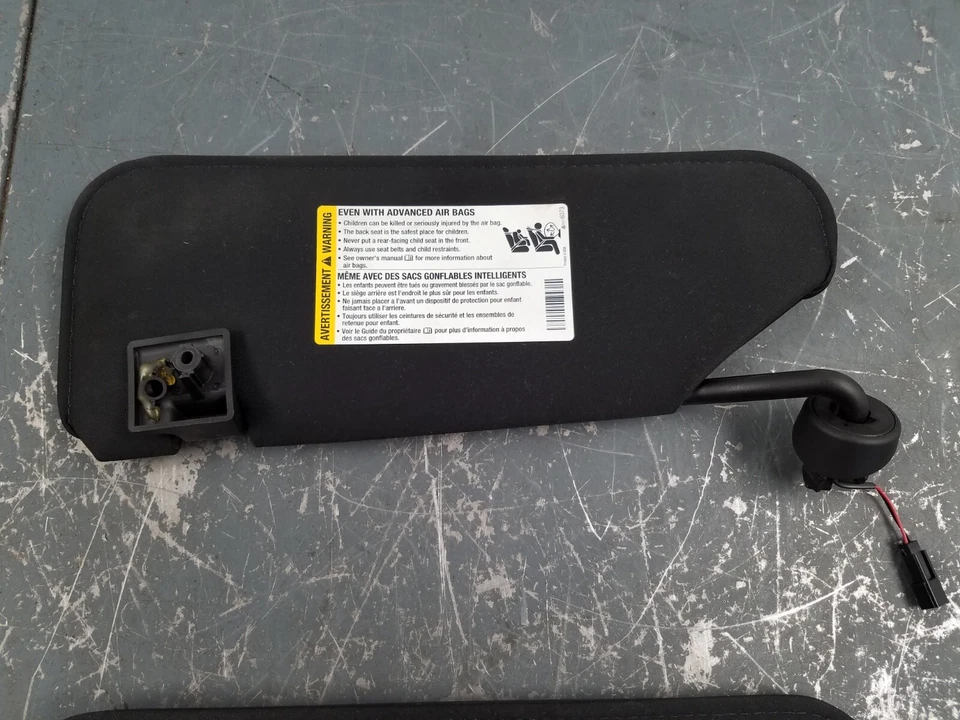 2008 Chevy Corvette C6 Convertible Sun Visors #5004 P8 - Image 4 of 4