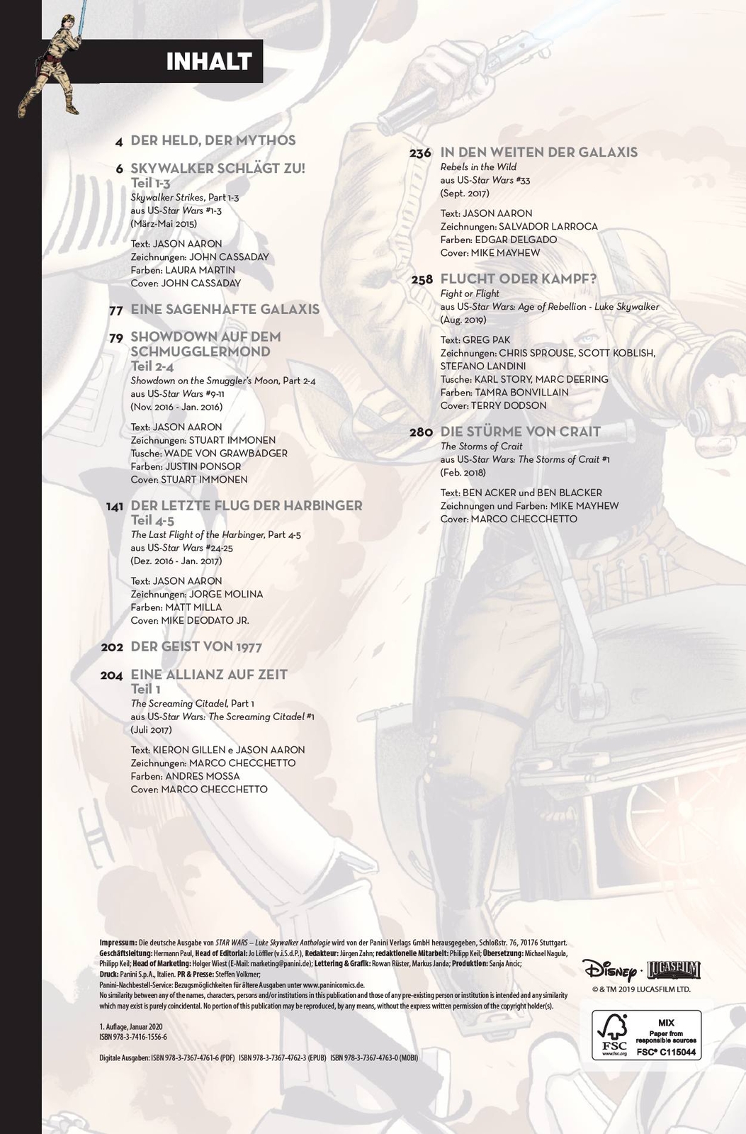 Thumbnail - Star Wars: Luke Skywalker Anthologie Jason Aaron
