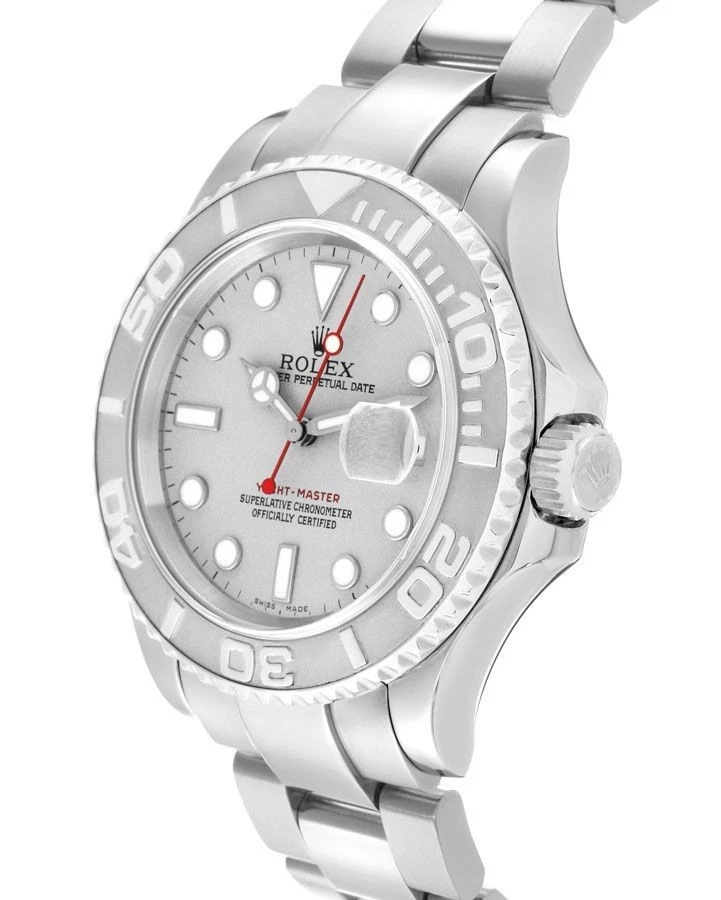 Reloj Rolex Yacht-Master 16622 esfera gris plata acero inoxidable 40 mm para hombre Foto 2 de 4