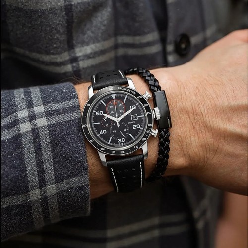 NEW Luxury FOREco-Drive Watch - Men's World Chronograph Fashion Watch - Picture 7 of 14