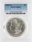 1883-O Morgan Silver Dollar PCGS MS63 S$1 New Orleans Minted No Reserve
