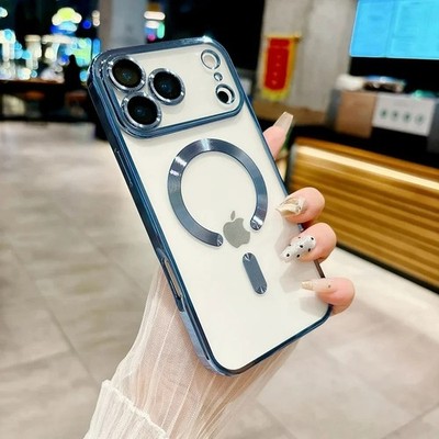 Luxury Magnetic Case for Apple iPhone 17 16 15 14 13 12 11 Pro Max Plus Air