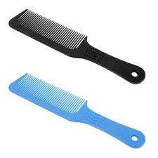 2 Pcs Portable Plastic Hair Combs Antistatic Combs for Barber Use