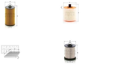 MANN-FILTER Inspektionspaket Filtersatz XL Filtereinsatz Aktivkohlefilter CDTI