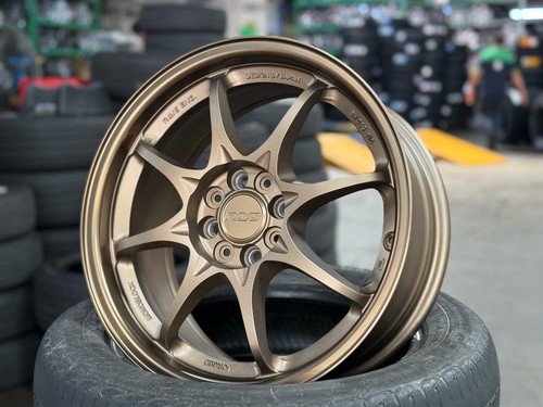 NEW 16x7 NK PERFORMANCE CE28 4x100 (4 wheels) fit Toyota Honda Mazda Kia Bronze - Picture 5 of 12