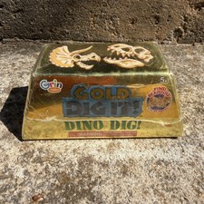 Set of 2 Gold Dig It Dino Dig Grin Studios Real Gold 1 in 24 Boxes Sealed