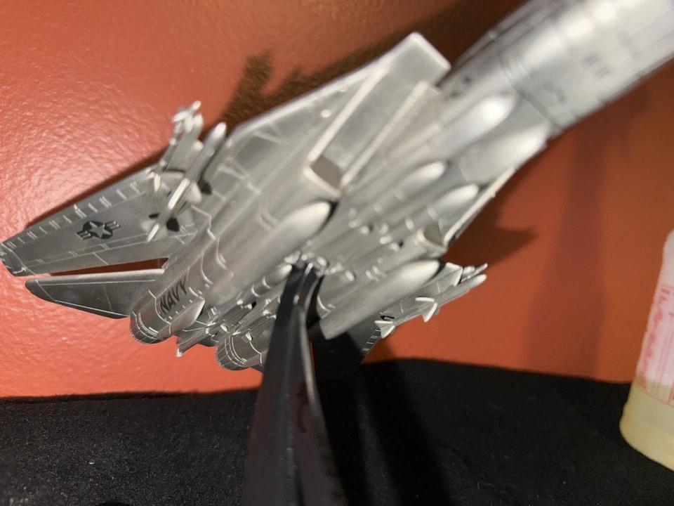 Avión de combate Franklin Mint F-14 Tomcat US Navy Wings of Glory peltre sólido Foto 4 de 4