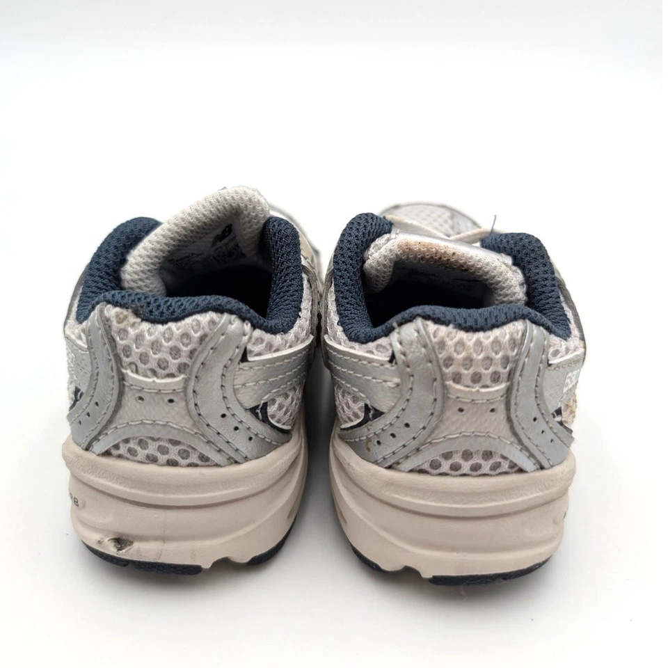 New Balance 530 Bungee Toddler Sneaker Shoes Silver/White/Gray Size US5 EU21 - Image 4 of 4