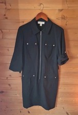 Michael Kors Black Zip Up Dress, LG