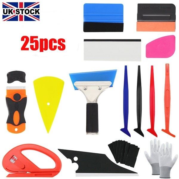 Eurowagens Car Vinyl Folien-Werkzeug-Set Squeegee Micro Tuck Gasket Wrap-image