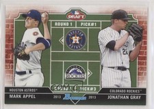 2013 Bowman Draft Dual Draftee Mark Appel Jon Gray Jonathan Gray #DD-AG 4y7