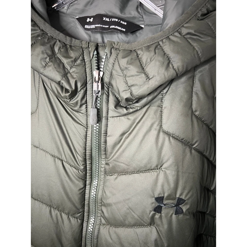 Under Armour Men's Storm Coldgear Reactor Hooded Puffer Jacket NEW ~ Size XXL - Image 2 of 4