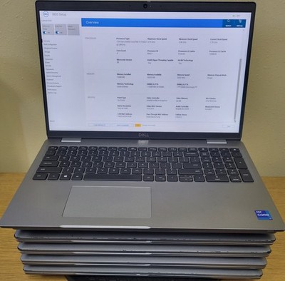 (lot of 6)Dell Latitude 5530 i5/i7-11th Gen 2.4/3.0GHz 16GB Intel Iris Xe  No OS