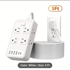14-in-1 Power Strip With Surge Protection And One-Touch Control Switch
