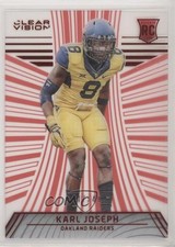 2016 Panini Clear Vision Rookies Level 1 Red /49 Karl Joseph #137 no9
