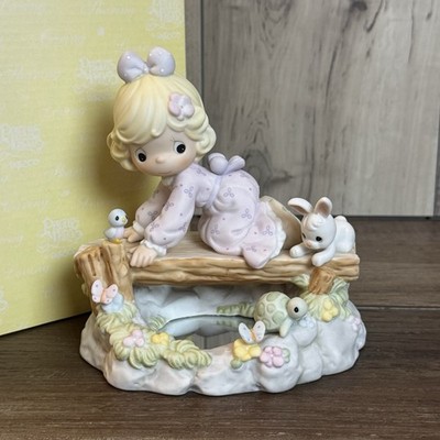 Precious Moments His Love Is Reflected In You 104279 Special Issue Girl on Log