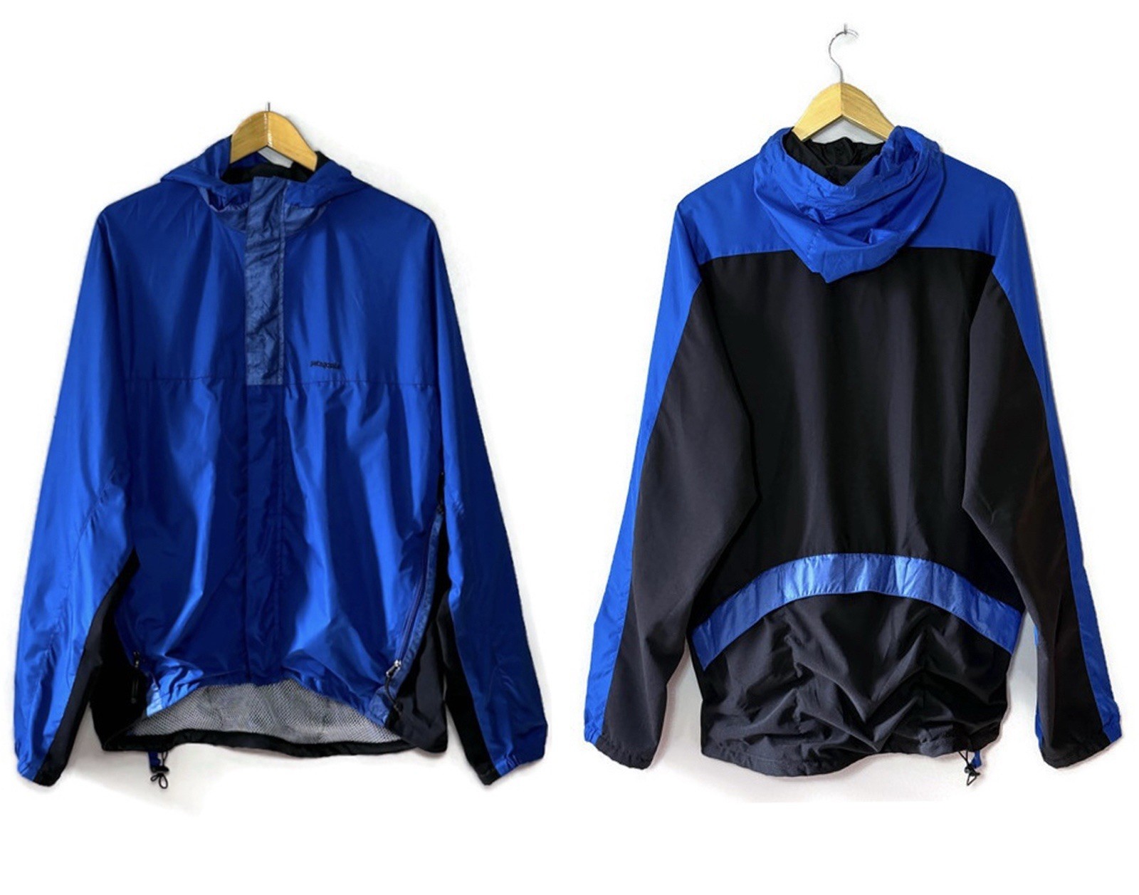 Vintage Patagonia Electralight Full Zip Jacket Size L Hooded Windbreaker Men's