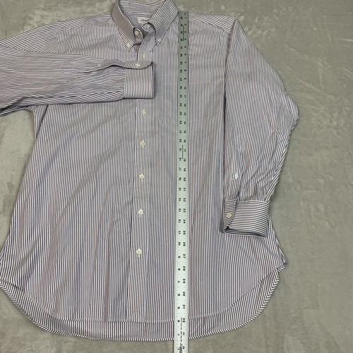 Hamilton Shirt Mens 2XL XXL* Red White Blue Button Down No Tags see measurements - Picture 3 of 6