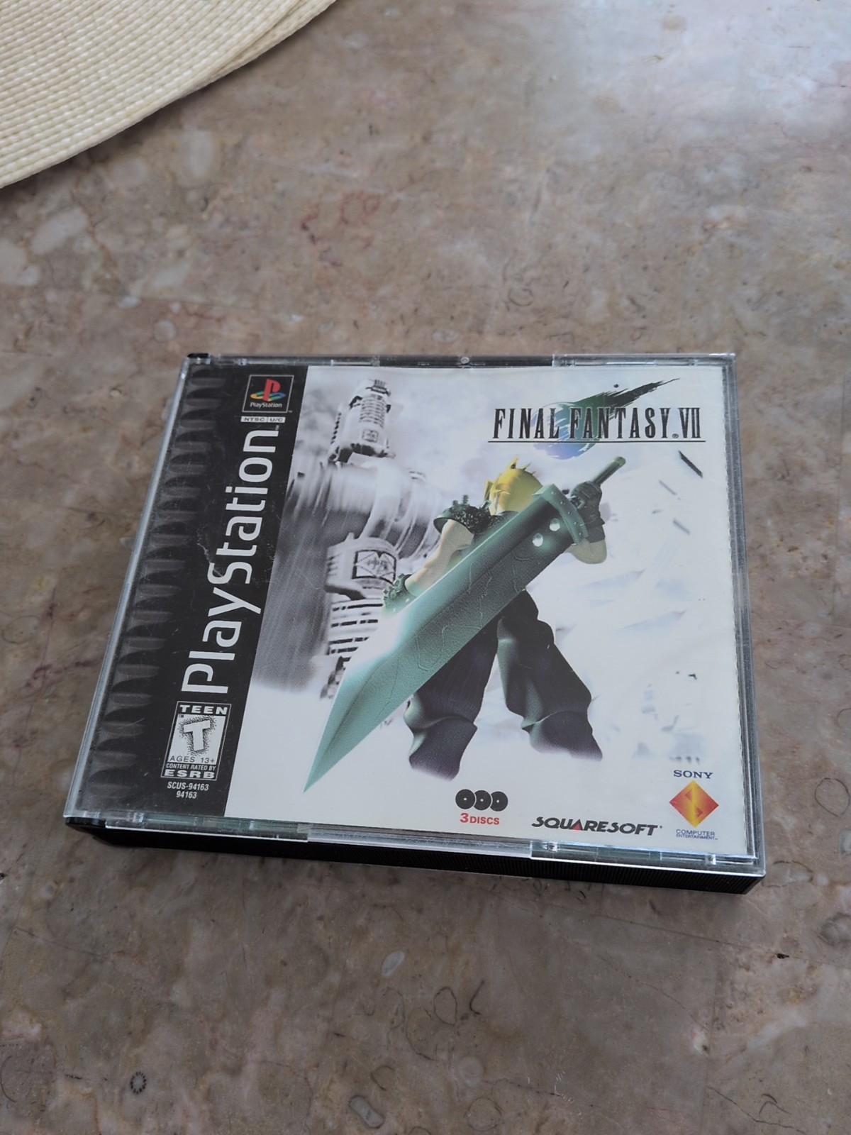 Final Fantasy VII 7 PS1 PlayStation 1 Complete CIB 1 YEAR WARRANTY Black Label 
