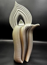 RARE Bill William Shinn Art Studio Pottery Tea Pot Pitcher ONE OF A KIND 19 1/2"