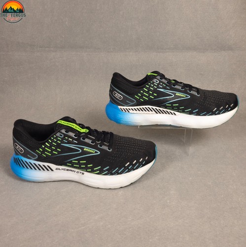 Brooks Glycerin GTS 20 Athletic Shoes Black Low Top Lace-up Running Men's Sz 11 - Picture 3 of 13