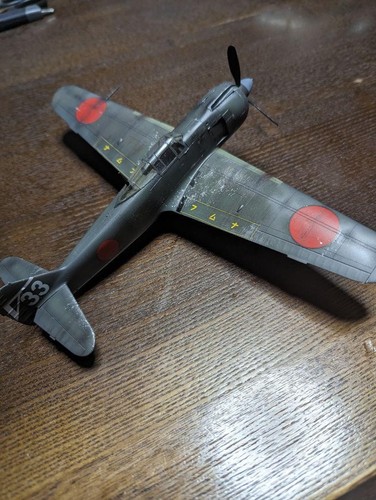 Hasegawa 1 48 Kawasaki KI 100 Type 5 Fighter Japanese Army Painted 77584e - Picture 3 of 3