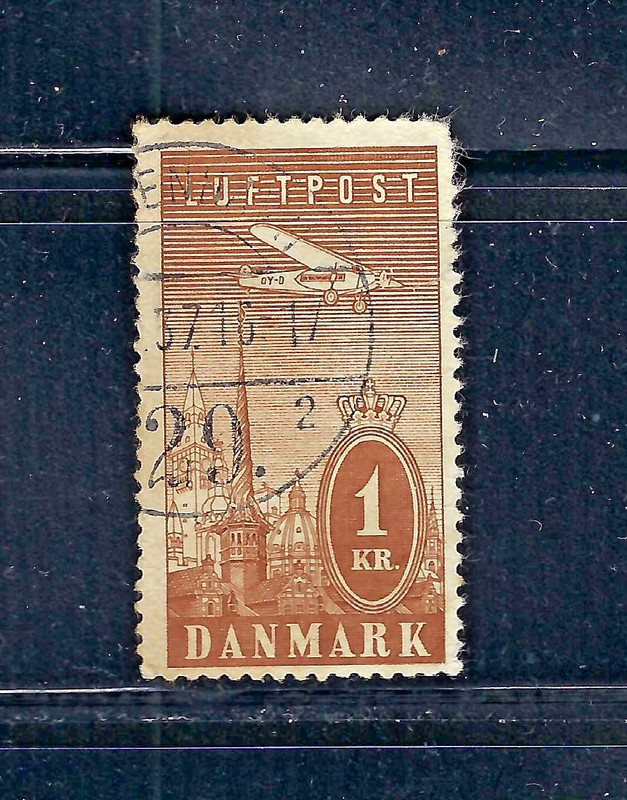 Denmark 1934 #C6 Used Towers of Copenhagen