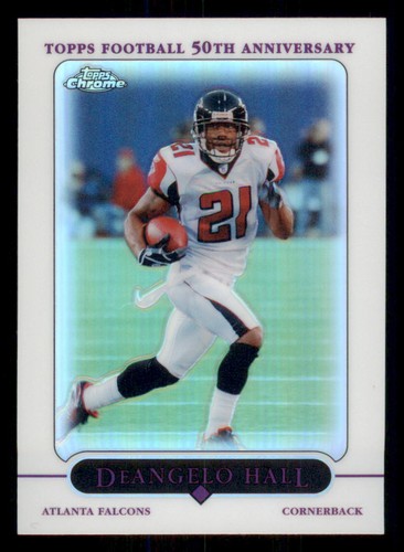 2005 Topps Chrome Refractors #57 DeAngelo Hall - Picture 1 of 2