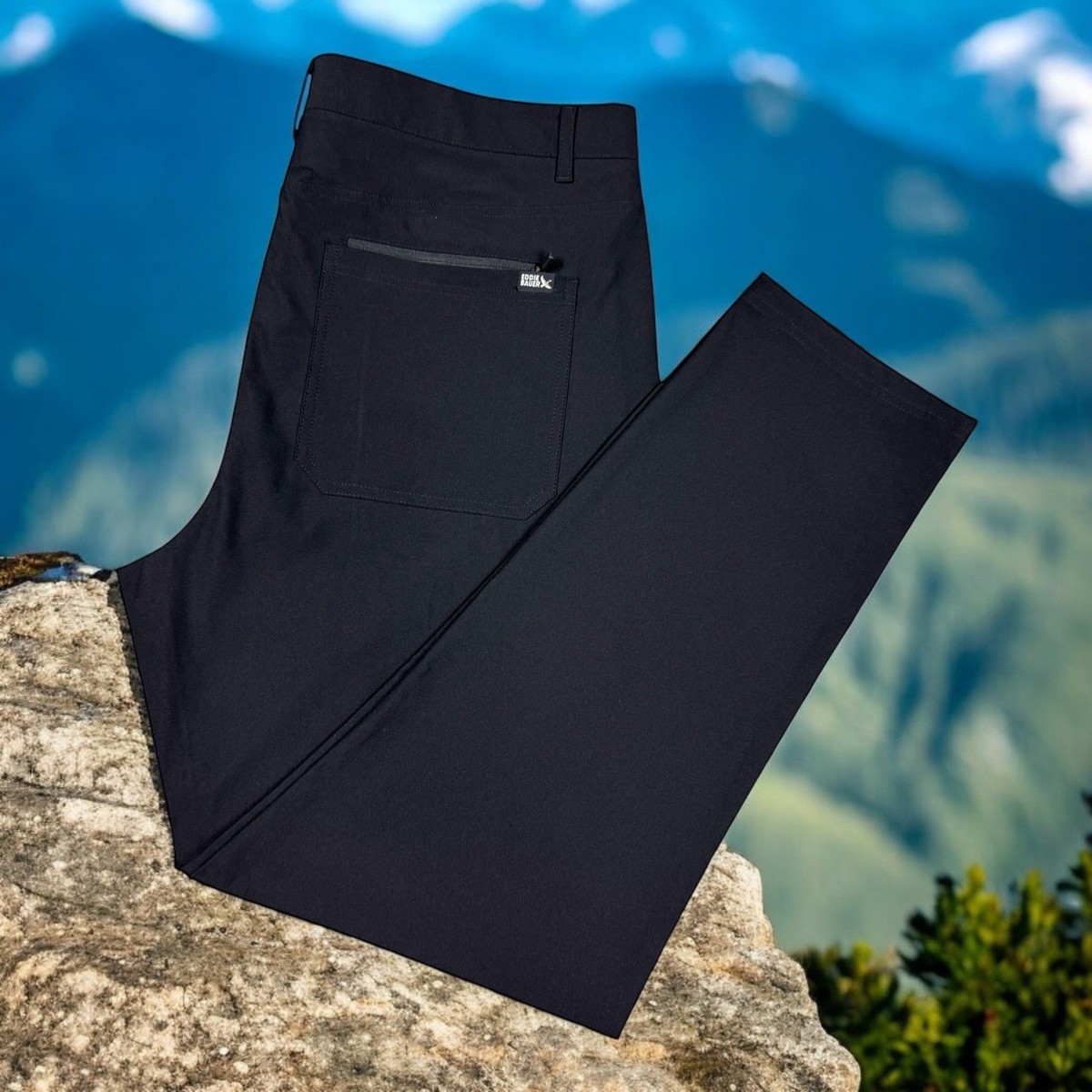 Eddie bauer リネン スラックス w32 ブラック Eddie bauer リネン スラックス w32 ブラック - メルカリ