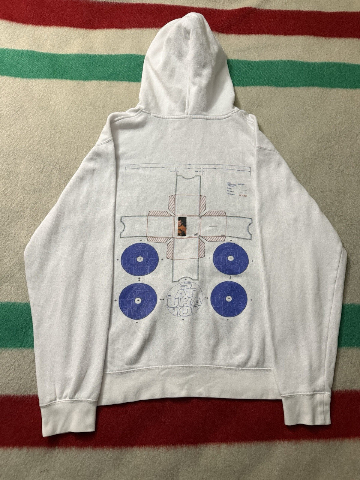 Brockhampton Saturation Bundle Paint Splatter Whi… - image 1