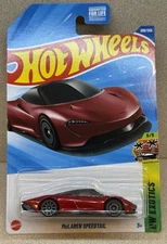NEW 2025 Hot Wheels McLaren Speedtail 209/250 HW Exotics Series 5/5 Deep Red