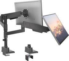 PC Screens Dual Monitor Arm Desk Mount Bracket Stand Clamp VESA 75/100mm 35"  