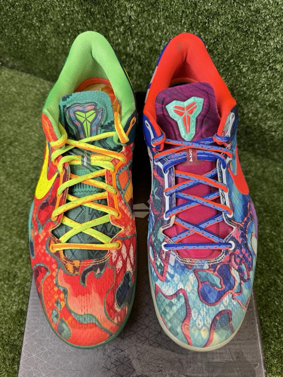 シューズ(男性用) kobe8 Nike Kobe 8 Id Mens Size 10.5 Blue Orange Red 653614-992