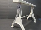 Antique Vintage Painted Cast Iron & Wood Paper Towel Roll Holder Cottage Core — photo 6