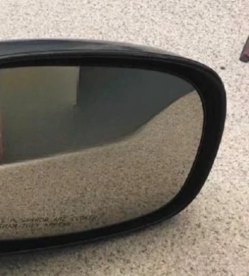 2002-2007 Buick Rendezvous Right Passenger Side View Power Mirror Door Black Oem - Image 4 of 4