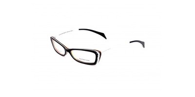 Alexander Mcqueen Brille AMQ 4163 Bluewhiteorangeblue 52/14/145 Damen