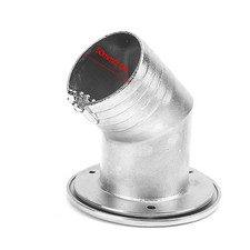 50mm Water Inlet Port 316 Stainless Steel For Yachts Fishing Boats Speedboats