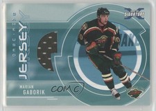 2002 ITG Be A Player Signature Series Game-Used Jersey /90 Marian Gaborik 05u8