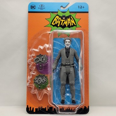 McFarlane Batman Classic TV Series Black & White Joker 6'' Action Figure Retro 66
