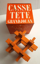 CASSE TETE - GRANDJOUAN - LARGE PUZZLE - VINTAGE - MADE IN FRANCE