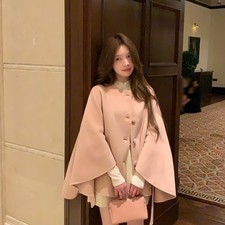 Cappotto invernale lana 2025 cappotto alta gamma cashmere donna pelliccia di volpe collo giacca