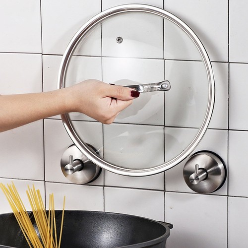 Reusable UltraStrong Suction Hooks 2Pcs Rustproof No Drill For Bathroom Kitchen - Picture 6 of 6