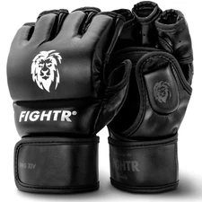 FIGHTR® Pro MMA Gloves for Grappling Sparring Training, Kickboxing Martial Arts