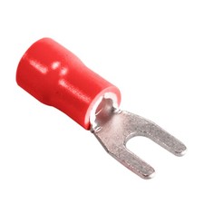 100pcs Insulated Fork Spade Wire Connectors, U Type Electrical Crimp Terminal...