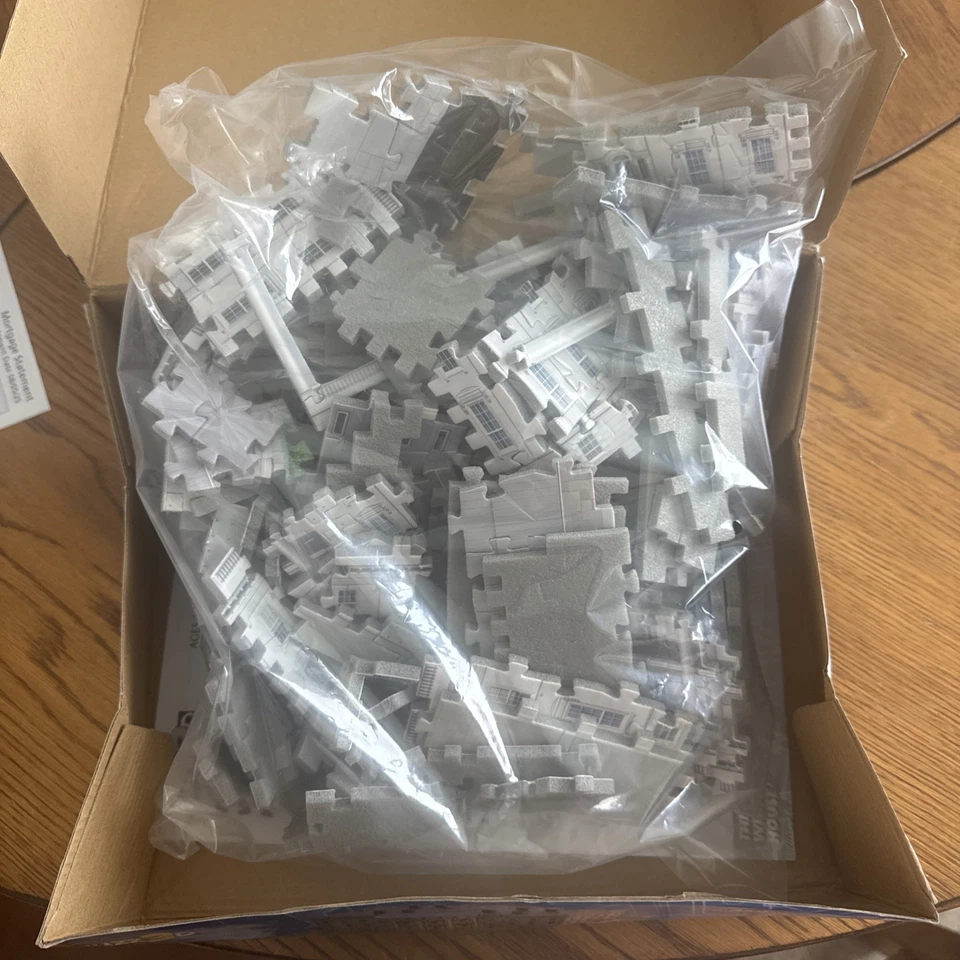 The White House Puzz 3D Foam Backed 443 Pieces 3D Puzzle Hasbro New Sealed - Image 3 of 4