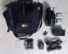 Sony Handycam HDR-CX405 Camcorder W/ 2 Batteries, Micro SD, Chargers Bag Bundle