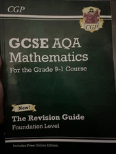 GCSE AQA Mathematics Revision Guide Higher Level Grade 9-1 Workbook