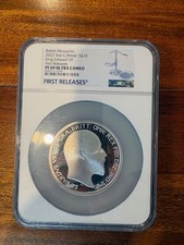 2022 UK S£10 5oz SILVER BRITISH MONARCHS KING EDWARD VII PF69 FIRST RELEASES