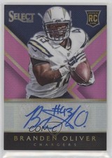2014 Panini Select Rookie Fuchsia Prizm /199 Branden Oliver #RA-BO Auto jc3