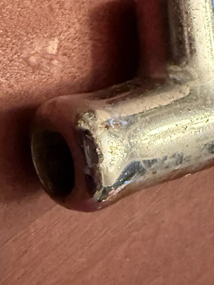 💙Mango de cambio automático cromado original Ford Mustang Mercury Cougar de los años 70 Foto 3 de 4